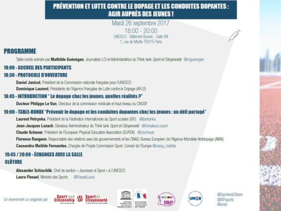 2 événements à venir pour Sport et Citoyenneté