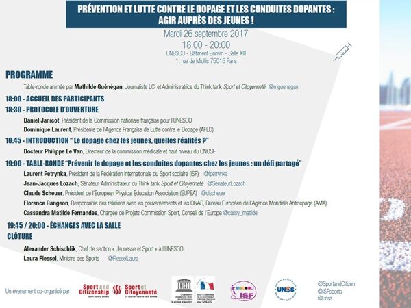 2 événements à venir pour Sport et Citoyenneté