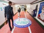 la RATP célèbre l'obtention des JO