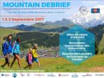 Mountain Debrief les 1 & 2 septembre