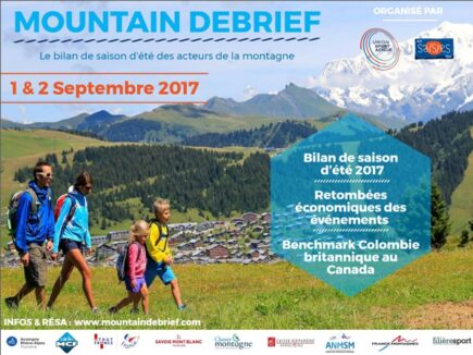 Mountain Debrief les 1 & 2 septembre