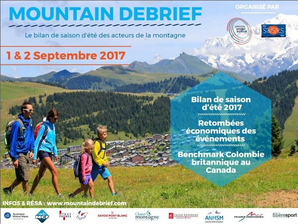 Mountain Debrief les 1 & 2 septembre