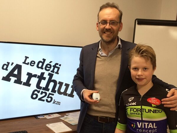 Le défi d'Arthur : 625 kms à vélo suivis par Tech4Race