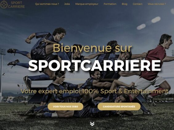 Sportcarrière lance un nouveau site