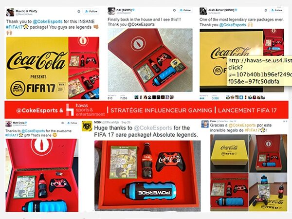 Campagne Fifa 17 réussie pour Coca-Cola et Havas SE