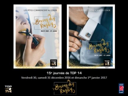 Boxing Day Rugby 2016 - 15e journée de TOP 14