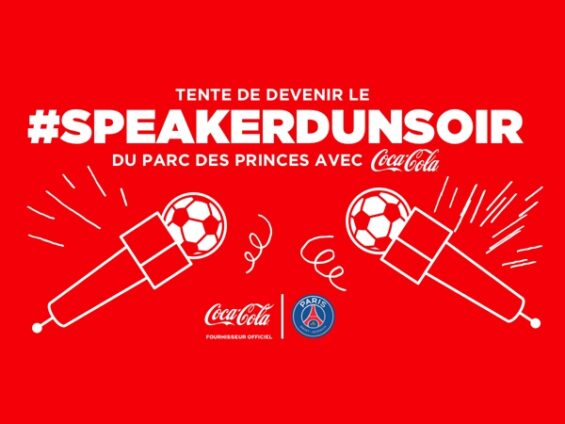 #SPEAKERDUNSOIR avec le PSG et Coca-Cola