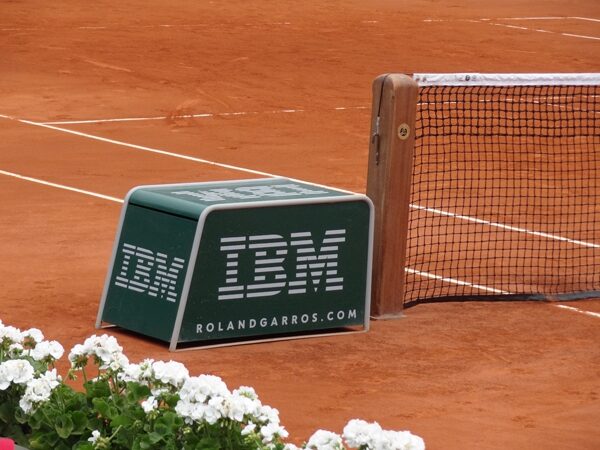 IBM publie l'infographie de Roland-Garros