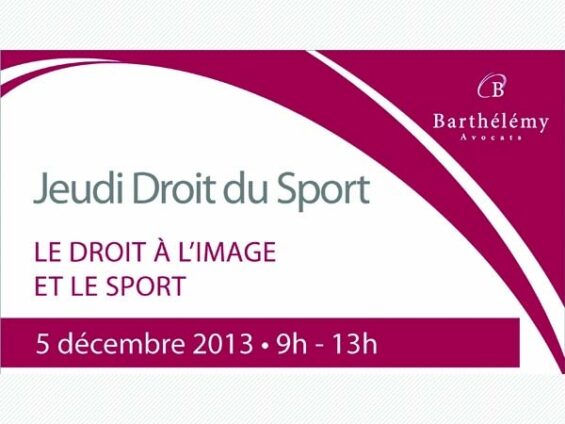 Le droit à l'image et le sport en question