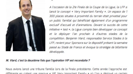Attractivité des stades : la LFP entre dans le « VIF » du sujet !
