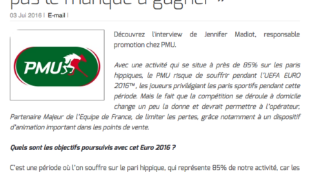 PMU : « On sait qu’on ne comblera pas le manque à gagner »