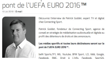 Les médias sportifs seront sur le pont de l’UEFA EURO 2016™