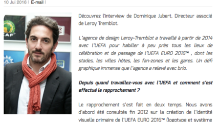 Dans les coulisses du design de l’UEFA EURO 2016™