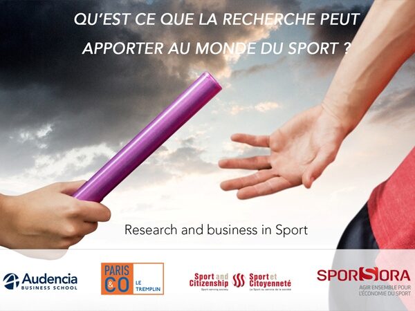 Conférence Audencia "Research and Business in Sport"