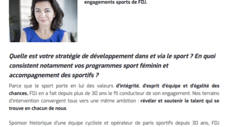 FDJ souhaite révéler et soutenir le talent qui se trouve en chacun de nous