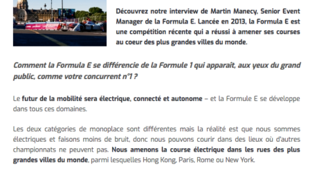 La Formule E de retour à Paris