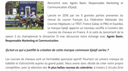 EpiqE : un nouveau souffle pour les courses de chevaux en France