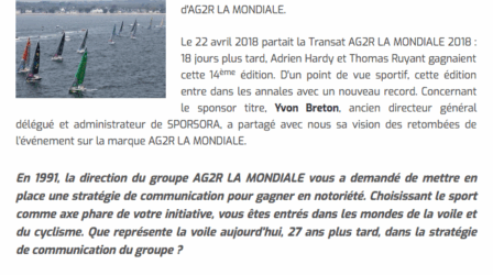 Transat AG2R LA MONDIALE, un véritable succès