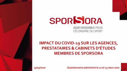 Impact du Covid-19 sur les agences, prestataires et cabinets d'études membres de SPORSORA