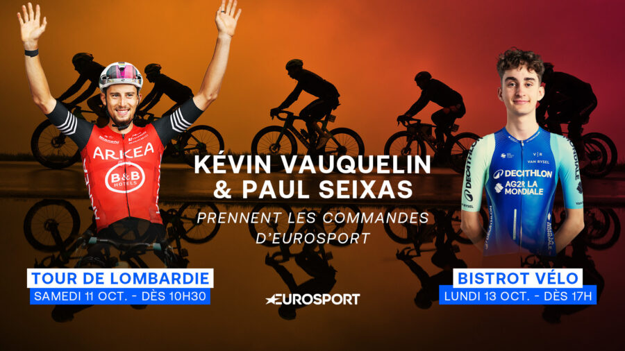 [Warner Bros. Discovery] Kévin Vauquelin et Paul Seixas prennent les commandes d'Eurosport !