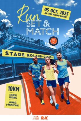 [Rnk] Run Set & Match : un évènement running inédit au cœur du Stade Roland-Garros