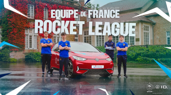[Volkswagen x FFF] Volkswagen et la Fédération Française de Football dévoilent l’équipe de France de Rocket League pour la première Coupe du Monde