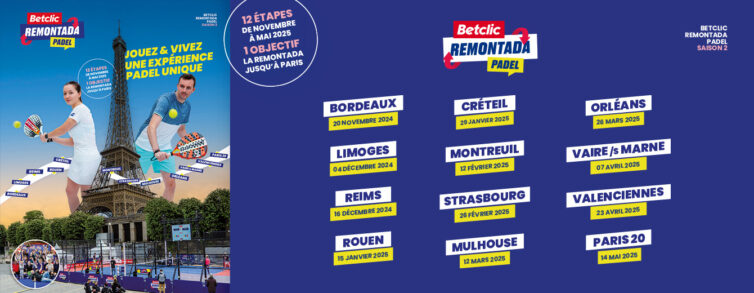 [BETCLIC x 4PADEL x RNK SPORTS] La Betclic Remontada Padel revient pour une 2e saison !
