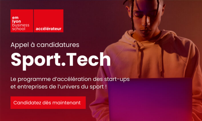 [Em lyon] Appel à candidatures pour le programme Sport.Tech de l'incubateur-accélérateur  emlyon business school