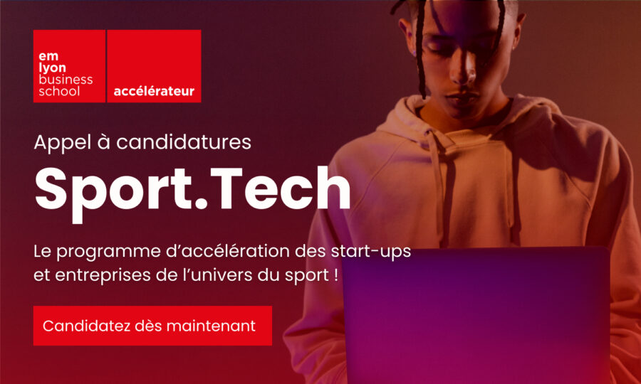 [Em lyon] Appel à candidatures pour le programme Sport.Tech de l'incubateur-accélérateur  emlyon business school
