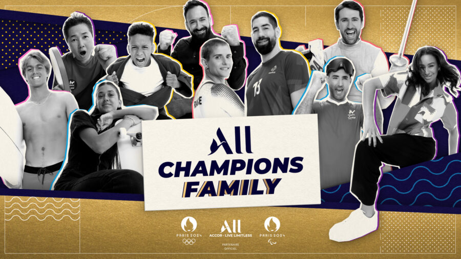 [Accor] ALL - Accor Live Limitless dévoile sa team d’athlètes pour Paris 2024 : « ALL Champions Family »