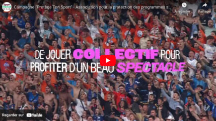 [WEBEDIA x Sport Market] L’APPS FAIT APPEL À SPORT MARKET ET WEBEDIA POUR SA CAMPAGNE DE PROTECTION DES PROGRAMMES SPORTIFS