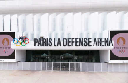 [Paris La Défense Arena x Paris2024] PARIS LA DÉFENSE ARENA A RÉVÉLÉ LES ANNEAUX OLYMPIQUES