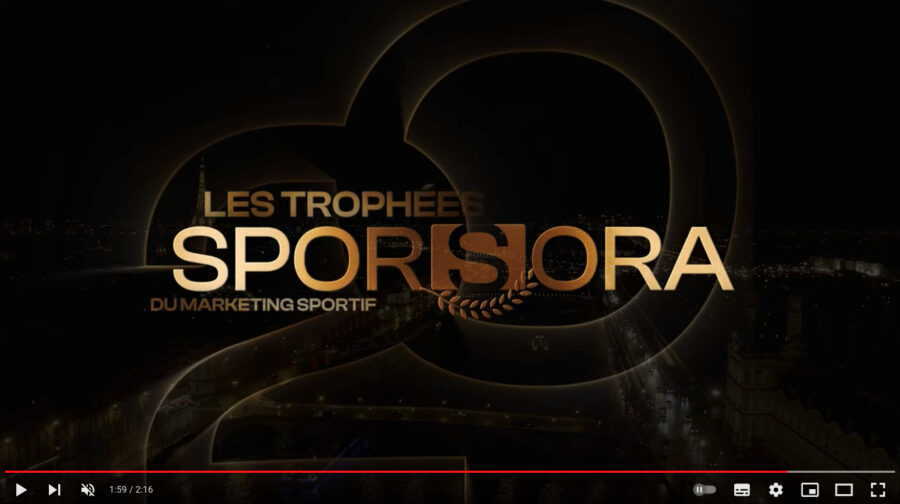 Découvrez l'aftermovie de la 20ème édition des Trophées SPORSORA du Marketing Sportif