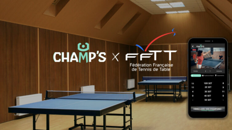 [CHAMP'S x FFTT] CHAMP'S signe un accord avec la FFTT