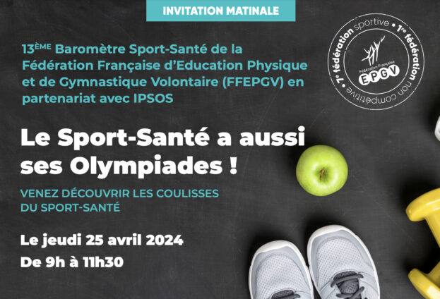 [FFEPGV x IPSOS] Invitation Conférence 13e Baromètre Sport-Santé FFEPGV x IPSOS au CNOSF