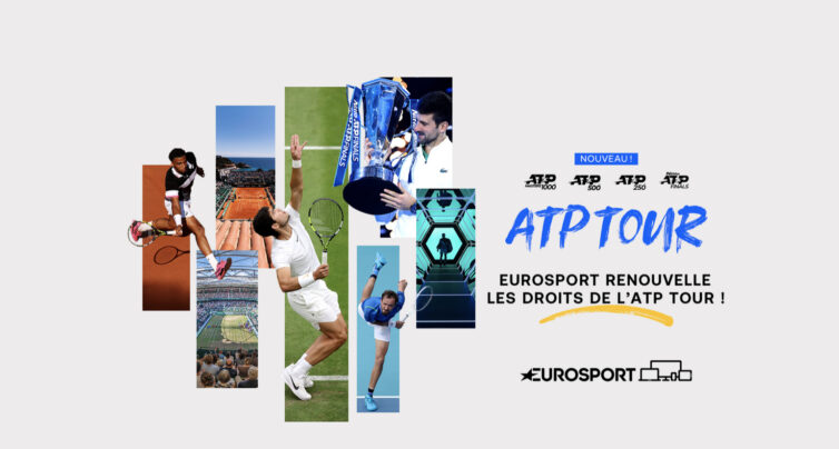 [EUROSPORT] Tennis : Eurosport renouvelle ses droits de diffusion de l'ATP Tour !