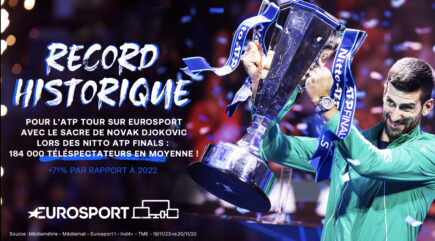 [Eurosport] Nouveau record historique pour l'ATP Tour sur Eurosport avec la finale des Nitto ATP Finals ! 
