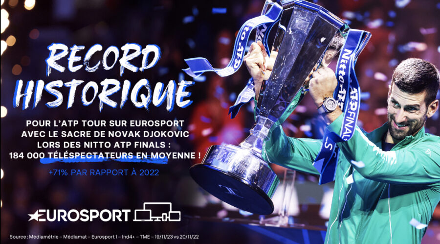 [Eurosport] Nouveau record historique pour l'ATP Tour sur Eurosport avec la finale des Nitto ATP Finals ! 