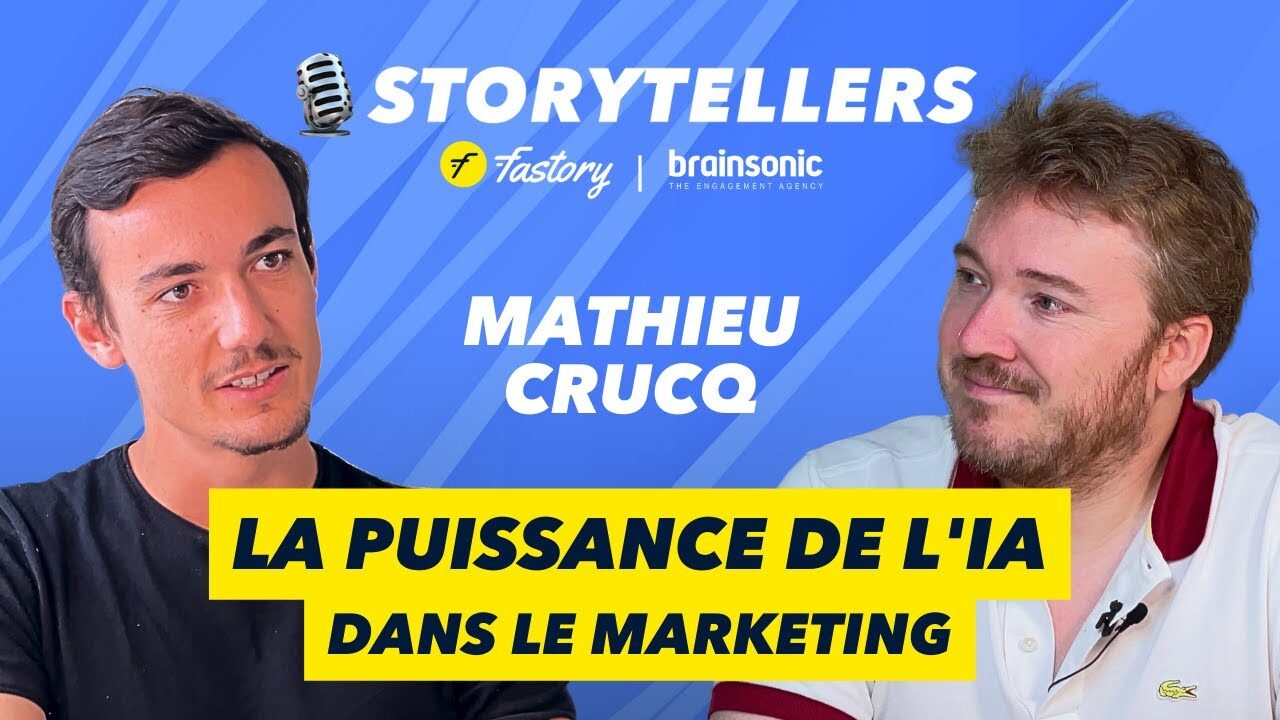 La puissance de l'IA dans le Marketing - Podcast 🎙️STORYTELLERS - Mathieu Crucq