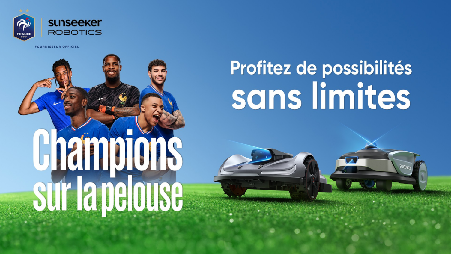[FF Football] Sunseeker Robotics nouveau fournisseur des bleus - Sporsora