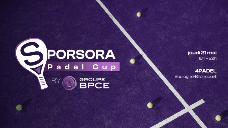 Affiche - SPORSORA Padel Cup by Groupe BPCE