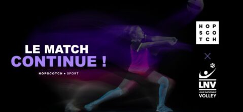 [Hopscotch Sport x Ligue Nationale de Volley] Hopscotch Sport est fière d'annoncer le prolongement de sa collaboration avec la LNV - Ligue Nationale de Volley.