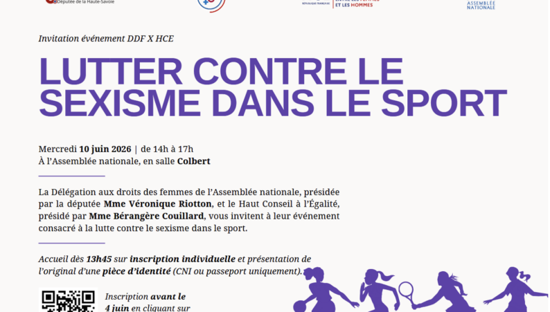 [Assemblée Nationale] Lutter contre le sexisme dans le sport