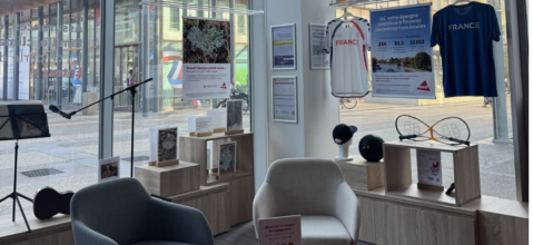 [MAIF] La FF Squash s'invite dans les vitrines de la MAIF !
